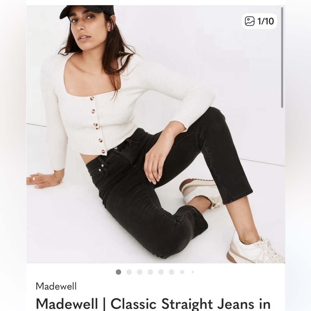 Madewell Women’s Classic Straight Jean - Lunar - 26